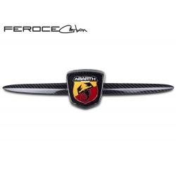 FIAT 500 ABARTH Front Emblem in Carbon Fiber by Feroce