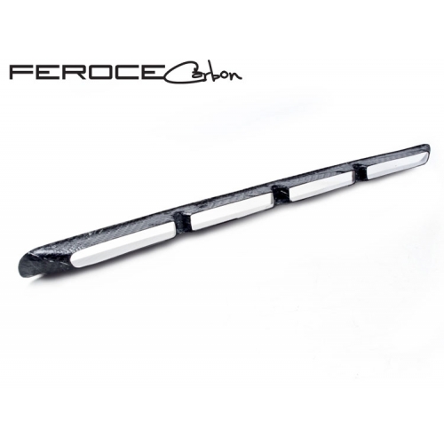 FIAT 500 ABARTH Front Bumper Grill Insert by Feroce - Carbon Fiber - North  American Model