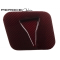 FIAT 500 ABARTH NACA Air Intake by Feroce - Carbon Fiber - Red Candy