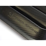 FIAT 500 ABARTH Trofeo Limited & NACA Carbon Fiber Air Intake Set (2) by Pogea Racing - Carbon Fiber with a Clear Coat Finish