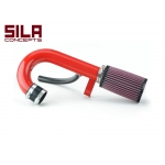 FIAT 500 Ram Air Intake System by SILA Concepts w/ K&N Filter - Red Powdercoat