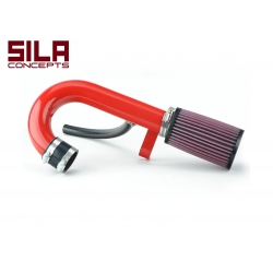 FIAT 500 Ram Air Intake System by SILA Concepts w/ K&N Filter - Red Powdercoat