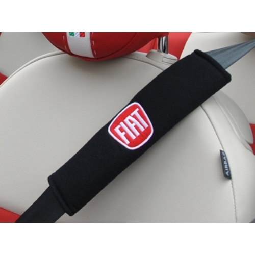 Fiat 500 Universal Urban Girl Seat Belt Shoulder Pads Pair 