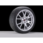 FIAT 500 Custom Wheels - Competizione CV-2 17x7.5" - Silver Finish