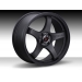 FIAT 500 Custom Wheels - Competizione 17x7.5 (set of 4) - GTR Design - Flat Black