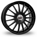 FIAT 500 Custom Wheels by Team Dynamics - Monza R - 18" - Satin Black Finish