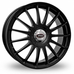 FIAT 500 Custom Wheels by Team Dynamics - Monza R - 16" - Satin Black Finish